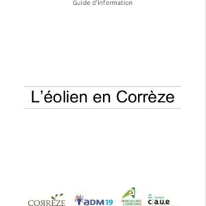 Couverture du guide de l'éolien en Corrèze