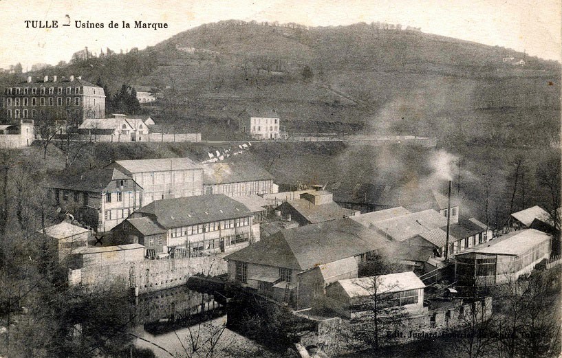L'usine de La Marque à Tulle au début du 20ème siècle